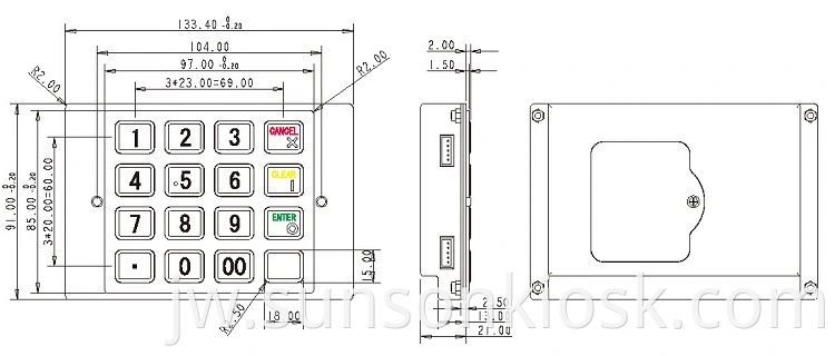 PCI Approved Keypad